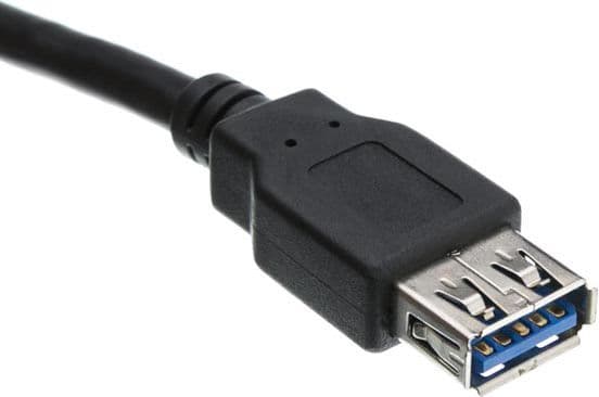 USB Logo USB-A - USB-A kaapeli 1,8 m Musta
