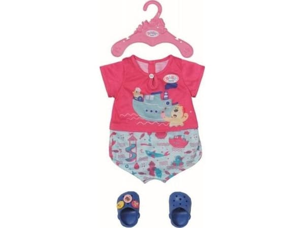 DUKKETILBEHØR - BB PYJAMAS /M SKO 43 CM