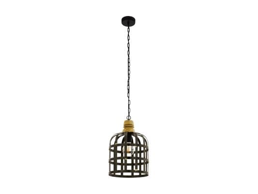 EGLO OLDCASTLE pendellampe Ø315 antikk brun