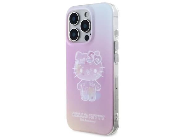 Hurtel Hello Kitty 50th Anniversary IML MagSafe iPhone 16 Pro-deksel - Rosa