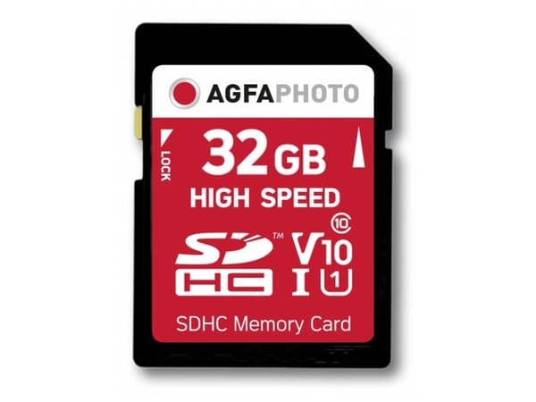 AgfaPhoto - Flashminnekort - 32 GB - Class 10 - SDHC