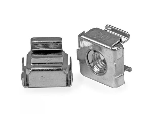 StarTech.com 50 Pkg M5 Cage Nuts for Server Rack Cabinets - M5 cage nuts - Rack cage nuts - cage nuts (CABCAGENUTS) - Rack Nuts (Pack of 50) - for ...
