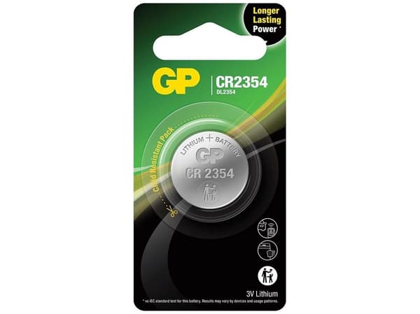 GP knapcelle, Lithium, CR2354, 1-pak