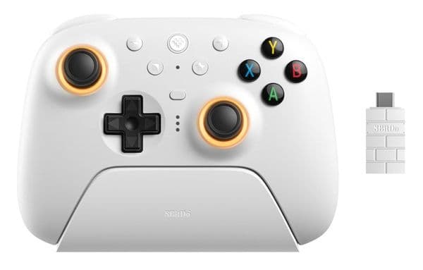 8Bitdo Ultimate 2 Wireless, Spelplatta, Android, MAC, PC, D-pad, Välj-knapp, Startknapp, Turbo-knapp, Analog / Digital, Kabel & Trådlös, Bluetooth/...