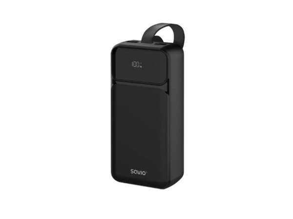 Savio BA-10, 10000 mAh, Svart