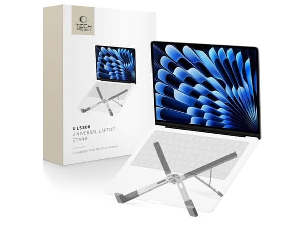 Tech-Protect ULS300 stativ for bærbar PC - sølv
