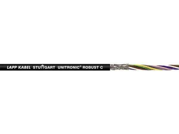 LAPP 1032074/100 Busledning UNITRONIC® ROBUST C 2 x 0.34 mm² Sort 100 m