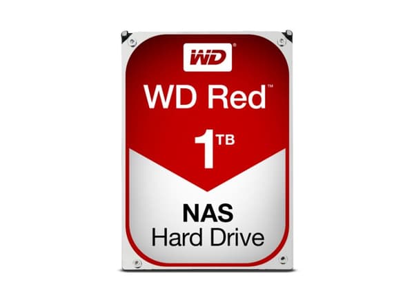 WD Red Plus WD10EFRX - Harddisk - 1 TB - intern - 3.5" - SATA 6Gb/s - buffer: 64 MB - for My Cloud EX2; EX4