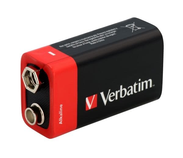 Verbatim - Batteri 9V - alkaliskt