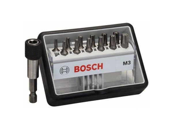 Bosch ROBUST SET M3 (TORX) extra hård, 13 st, 25 mm