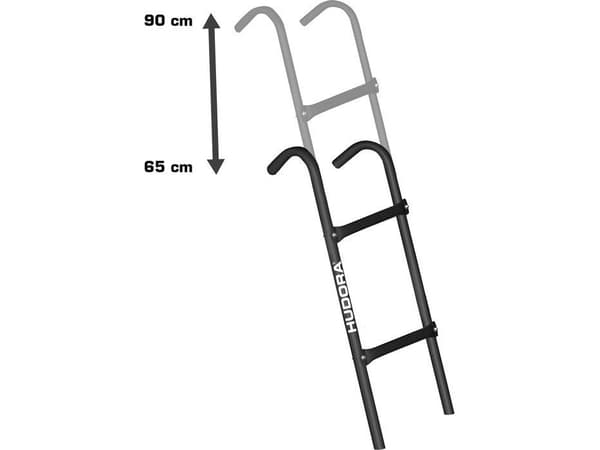 HUDORA 65264, Terästä, Musta