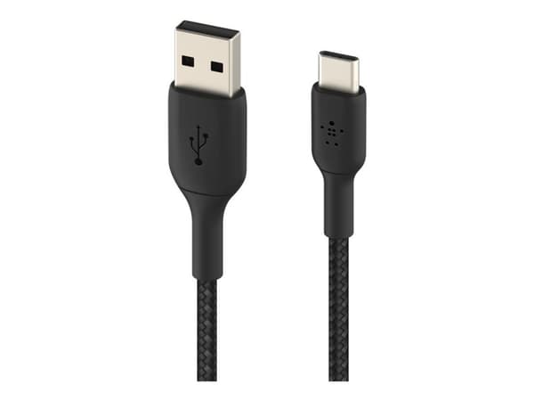 Belkin CAB002BT0MBK, 0,15 m, USB A, USB C, Musta