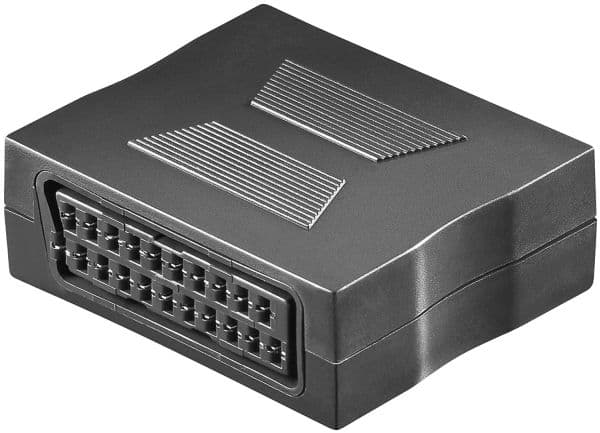 Goobay 50771, SCART, SCART, Musta