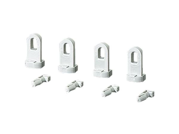Hensel Mi BE festelement plast grå (1 stk)