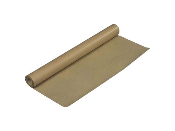 Paraffinerat kraftpapper 40+14g brun 1x100m