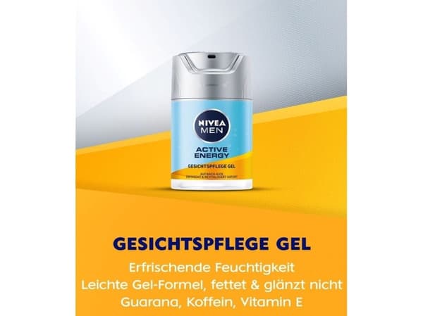 Nivea Men Active Energy Gel-Cream For Face 50ml