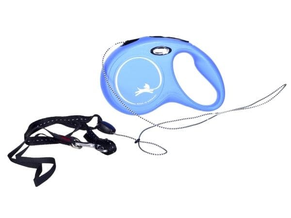 flexi New Classic snor S, 8M, 12KG, blå