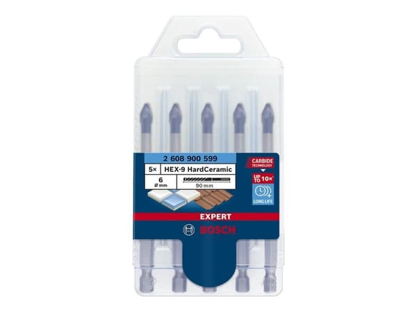 Bosch DRILL HEX HARDCERAMIC 6X90MM 5 STK