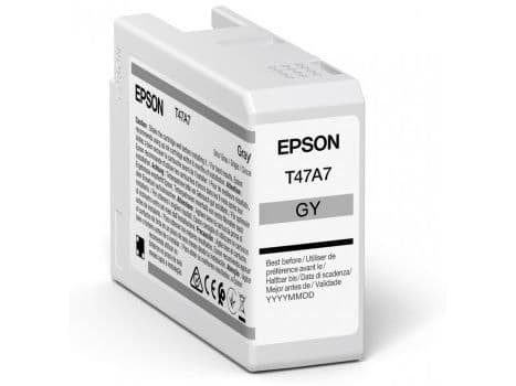 Epson T47A7, Harmaa, Väriainepohjainen muste, 50 ml, 1 kpl