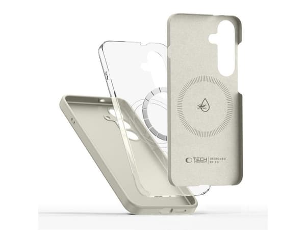 Tech-Protect Silicone MagSafe Case for Samsung Galaxy S26+ - Beige