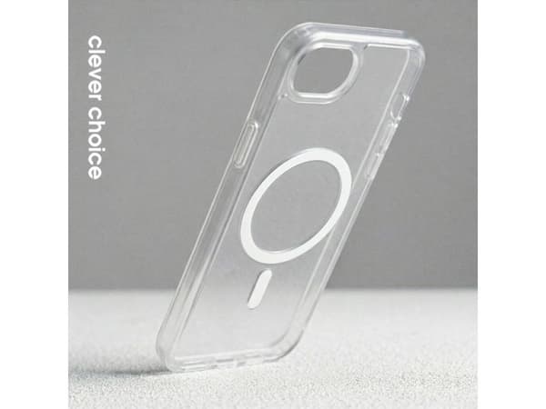 Crong CRGHMMIP17EWHT, Mobilskal, Apple, iPhone 17e, 15,5 cm (6.1"), Vit, Translucent