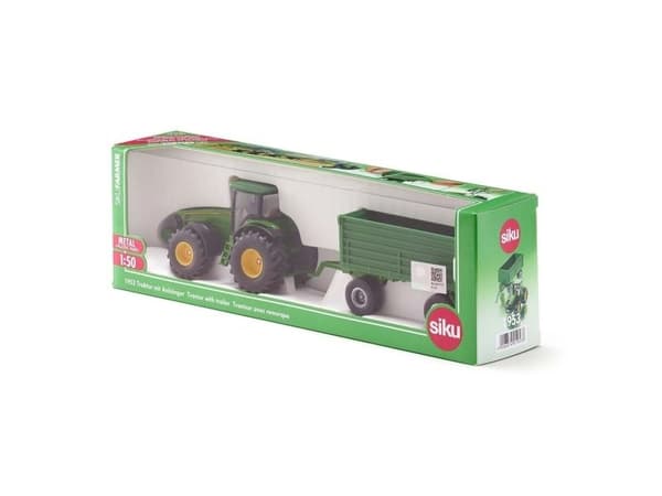 Siku 1:50 traktor med tilhenger