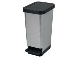 Affaldscontainer Cep, med pedal, 45 L, sort