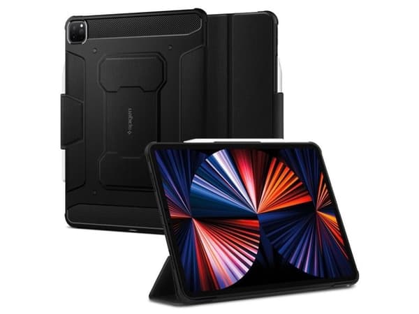 Spigen case Spigen Rugged Armor Pro case Apple iPad Pro 12.9 2021 (5th generation) Black
