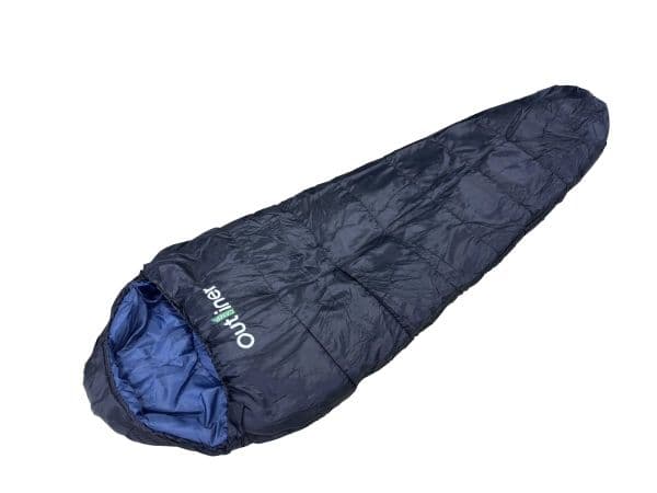 Sovepose Outliner, blå, høyre, 220 cm