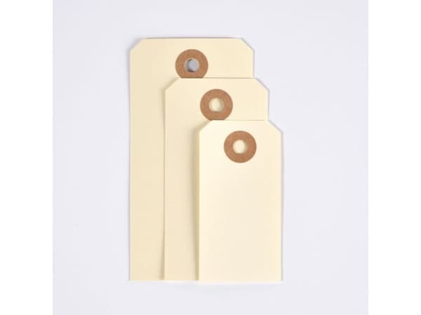 Manila-mappar 60x120 mm, 20-pack x 10, gräddvit