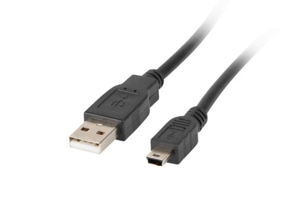 Lanberg - USB-kabel - USB (hann) til mini-USB type B (hann) - USB 2.0 - 1.8 m - svart