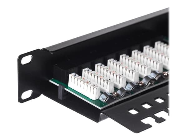 Netrack - Patch-panel - CAT 5e - UTP - RJ-45 X 24 - svart - 19"