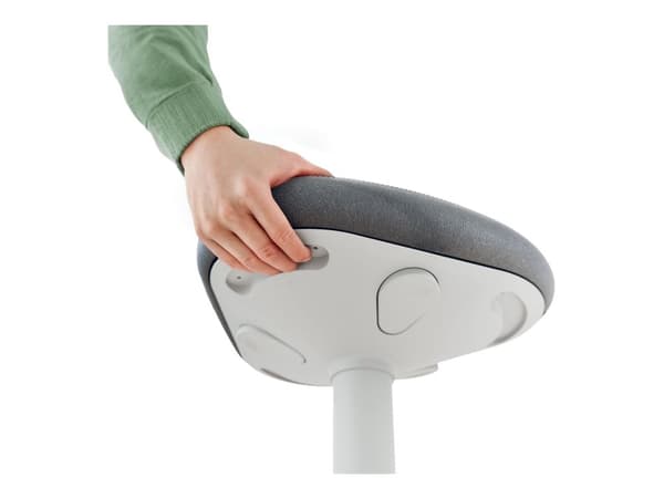 Leitz Ergo Active - Krakk - ergonomisk - triangulær - roterende - 100 % resirkulert stoff - grå