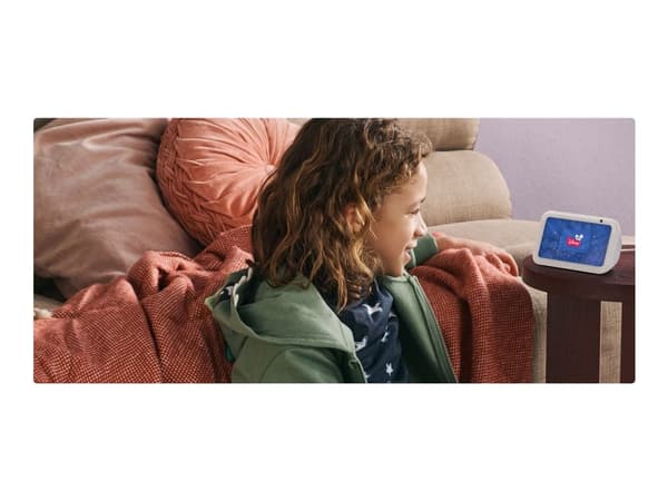 Amazon Echo Show 5 (3rd Generation) - Smart display - with LCD 5.5" display - trådløs - Wi-Fi, Bluetooth - Appstyrt - hvit