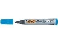 BIC Marking 2000 - Markør - permanent - blå - alkoholbasert blekk - 1.7 mm (en pakke 12)