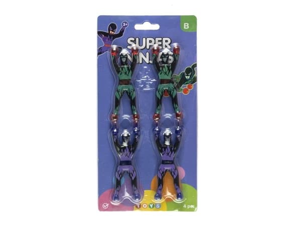 Impulse Toys Super Ninjas 4-pack