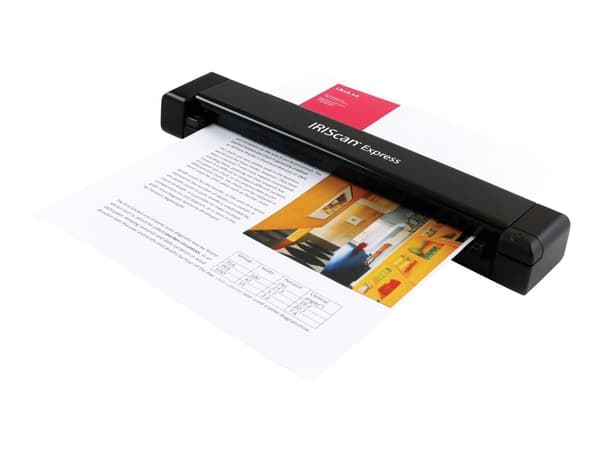 I.R.I.S. IRIScan Express 4, 210 x 297 mm, 1200 x 1200 DPI, 8 ppm, 8 ppm, Papirmaterscanner, Sort