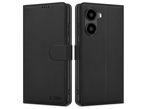 Tech-Protect Poco X7 Pro lompakko korttipaikalla, musta