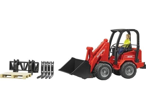 Bruder Schäffer Compact loader 2630 with figure and accessories toy