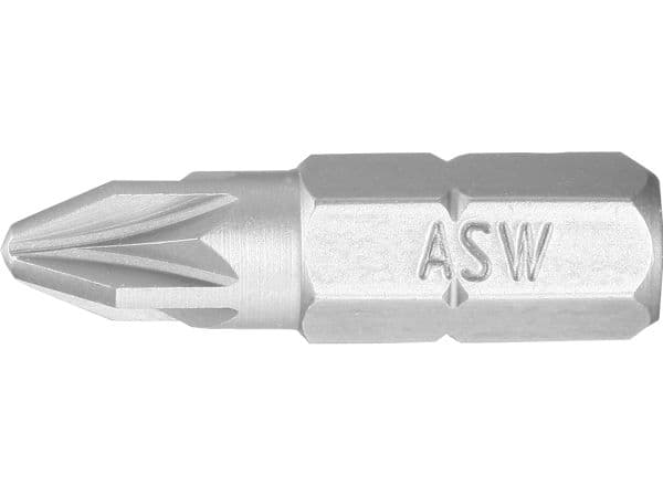 Bits med pozidriv kærv PZ3 25 mm