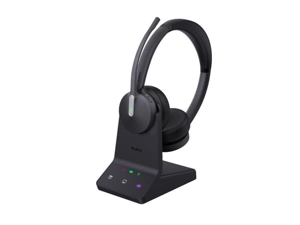 Yealink WH64 Workstation Dual - Hodesett - on-ear - DECT / Bluetooth - trådløs - Optimert for UC