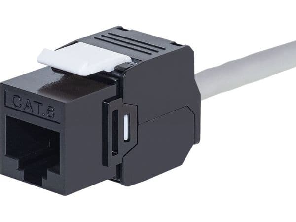 Netrack - Modulinnlegg - CAT 6 - UTP - RJ-45 - svart