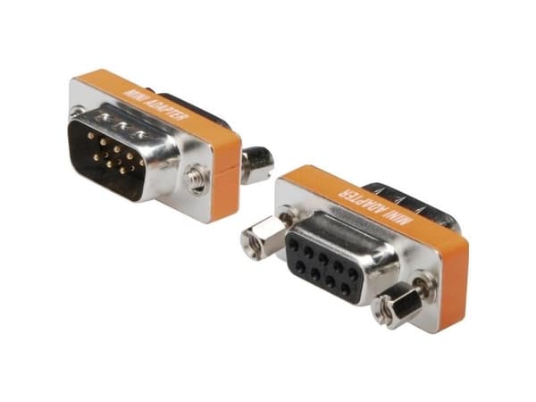 ASSMANN - Null modem-adapter - DB-9 (hann) til DB-9 (hunn) - tommelskruer