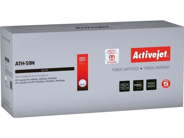 Activejet ATH-59N, 3000 sider, Sort, 1 stykker
