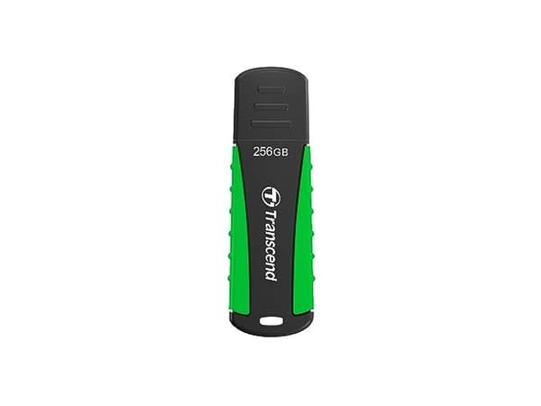 Transcend JetFlash 810 - USB-flashstasjon - 256 GB - USB 3.1 Gen 1 - grønn