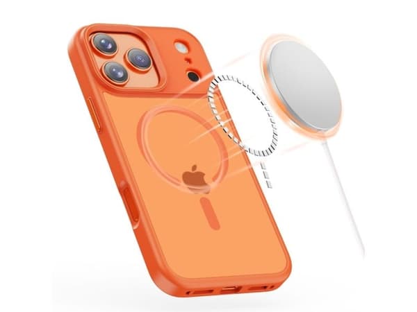 Tech-Protect MagMat MagSafe-skal för iPhone 17 Pro Max - orange