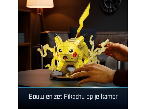 4D-pussel Pokemon 30 cm - Pikachu