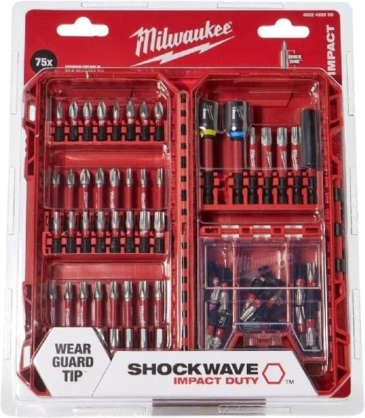 Milwaukee Shockwave Impact Duty bitsett - 75 stk