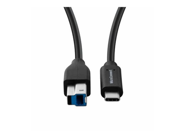 MicroConnect - USB-kabel - USB-C (hane) till USB Type B (hane) - USB 3.2 Gen 1 - 3 m - svart