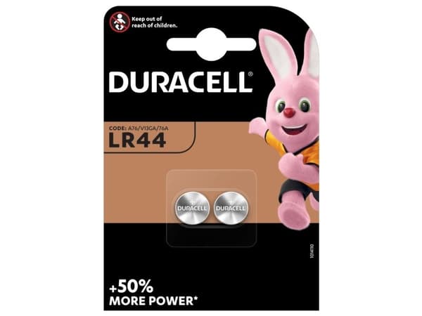 Duracell batteri, Electronics LR44, 2 stk.